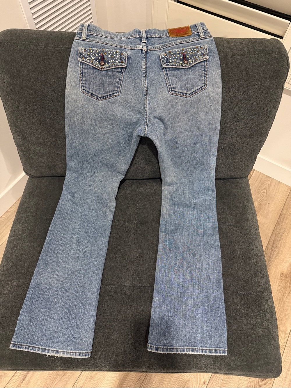 Big John Women's Bootcut Jeans with Embellished Back Pockets